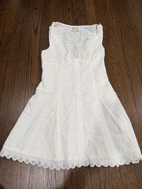 White Eyelet Sundress-Frankie’s bikinis x Bella Hadid